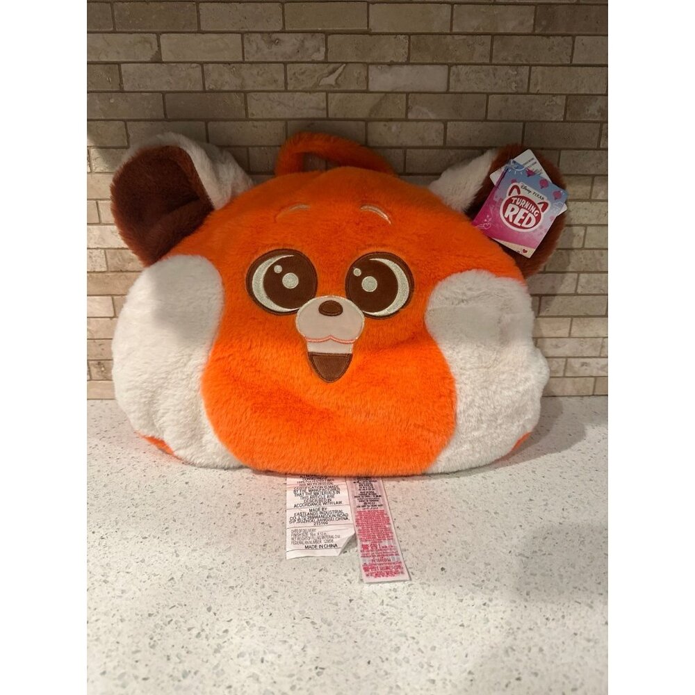 NEW Walt Disney Parks Pixar Turning Red Plush Bag/Pillow 13x16 - New, No Blanket